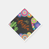 Laten we een papieren servet Mexicaanse Cactus Flo (Hoek)