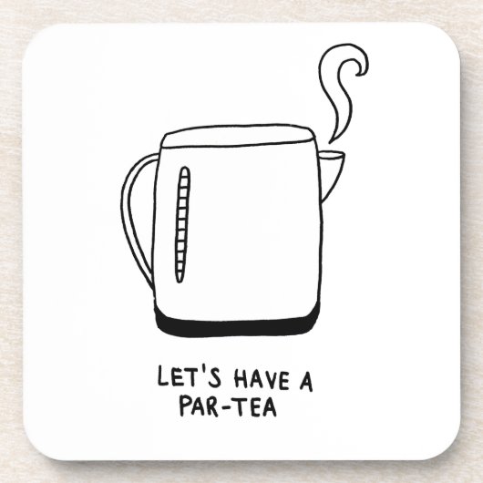 Laten we een pareltje nemen bier onderzetter (Voorkant)