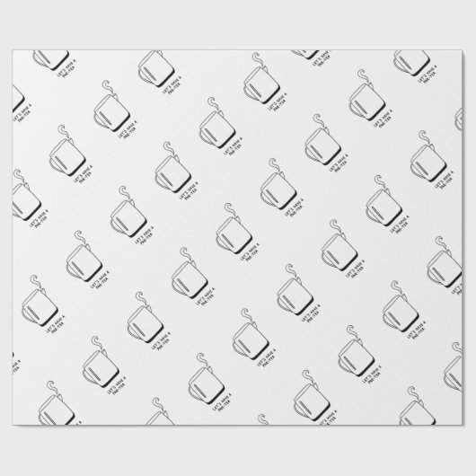 Laten we een pareltje nemen cadeaupapier (Vlak)