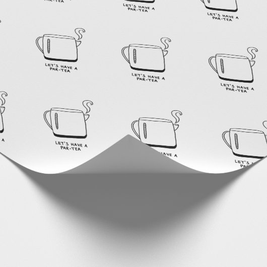 Laten we een pareltje nemen cadeaupapier (Hoek)