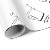 Laten we een pareltje nemen cadeaupapier (Rol Hoek)