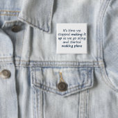 Laten we een plan maken vierkante button 5,1 cm (In situ)