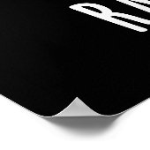 Laten we een raisine-geschikte grappige Raisin Pun Poster (Hoek)