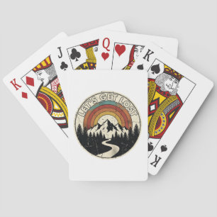 Laten we een Retro Bergavontuur buiten verliezen Pokerkaarten