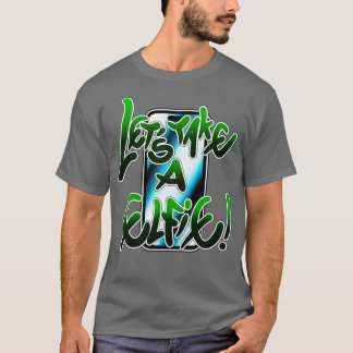 Laten we een rietje nemen t-shirt