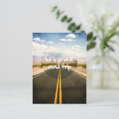 Laten we een roadtrip gaan maken briefkaart (Staand voorkant)