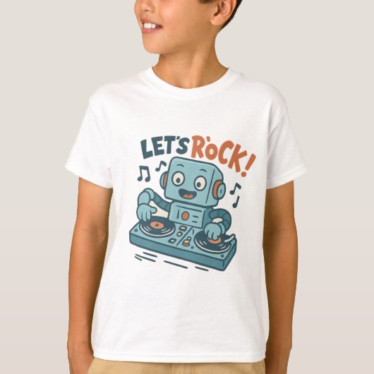 Laten we een robot maken t-shirt (Voorkant)
