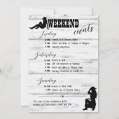 Laten we een rowdy cowgirl-feest halen. kaart (Achterkant)