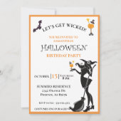 Laten we een schaamte getuige Halloween Birthday P Kaart (Voorkant)