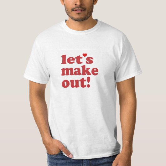 Laten we een shirt zoenen (Voorkant)