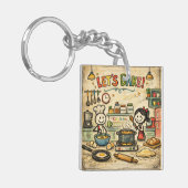 Laten we een sleutelhanger bakken (Voorkant Links)