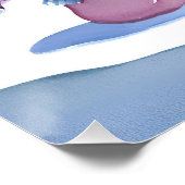 Laten we een sneeuwpop bouwen | Waterverf Wintersc Perfect Poster (Hoek)