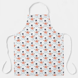 Laten we een sneeuwpop maken! schort