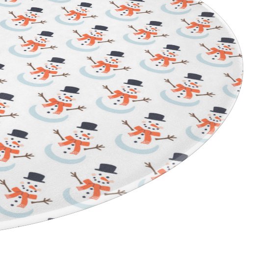 Laten we een sneeuwpop maken! snijplank (Hoek)