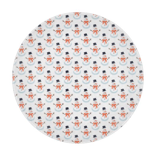 Laten we een sneeuwpop maken! snijplank (Voorkant)