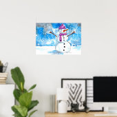 Laten we een Snowman bouwen Poster (Thuiskantoor)