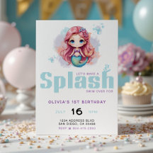 Laten we een Splash Girls Mermaid verjaardagsfeest