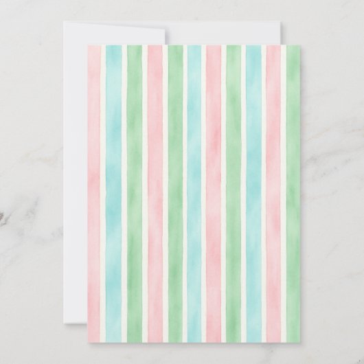 Laten we een Splash Pool Party Kinderverjaardag ma Kaart (Achterkant)