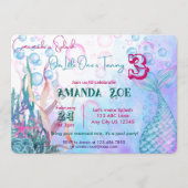 Laten we een Splash Zeemeermin Uitnodiging maken (Voorkant)