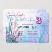 Laten we een Splash Zeemeermin Uitnodiging maken (Voorkant / Achterkant)