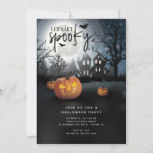 Laten we een spookachtig Halloween feestje geven Kaart (Voorkant)