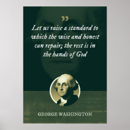 Laten we een standaard verhogen waaraan de wijzen poster