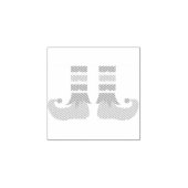 Laten we een stempeltje omhoog zetten rubberstempel (Afrduk)