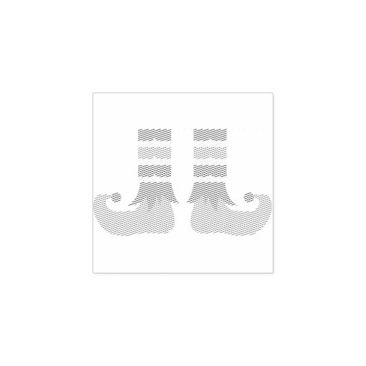 Laten we een stempeltje omhoog zetten rubberstempel (Afrduk)