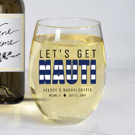 Laten we een Stout Afscheid Vieren Meidenavond Wijnglas Zonder Voet