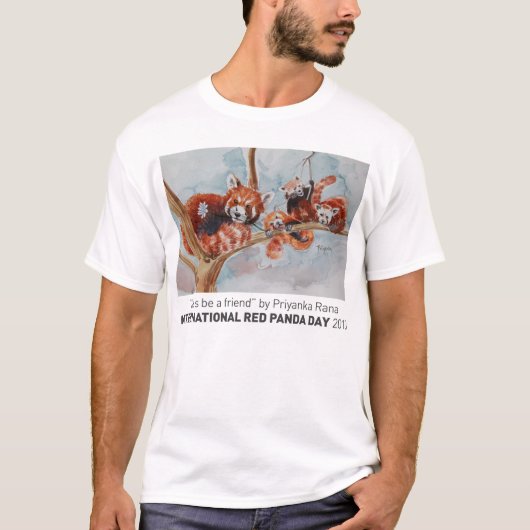 "Laten we een T-shirt van de Mannen van een Vriend (Voorkant)