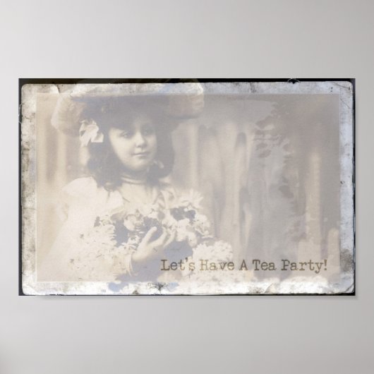Laten we een Tea Party hebben Poster (Voorkant)