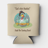 Laten we een Thanksgiving-feestdag in Turkije krij Blikjeskoeler (Voorkant)