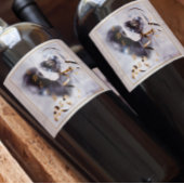 Laten we een toast maken! Cheers! Wijn Etiket