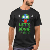 Laten we een Tree Earth Day Planet Clean Recyclen T-shirt (Voorkant)