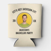 Laten we een uitgaande vrijgezellenfeest bierblikj blikjeskoeler (Voorkant)