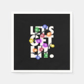 Laten we een verlichte kerstoutfit krijgen servet (Voorkant)