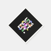 Laten we een verlichte kerstoutfit krijgen servet (Hoek)