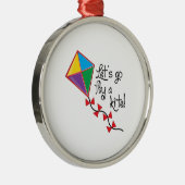 Laten we een vlieger maken metalen ornament (Rechts)