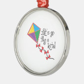 Laten we een vlieger maken metalen ornament (Links)