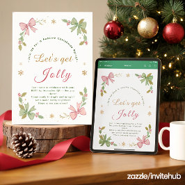 Laten we een vrolijk, grillig kerstfeest krijgen feestdagenkaart