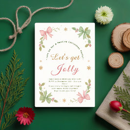 Laten we een vrolijk, grillig kerstfeest krijgen feestdagenkaart