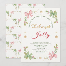 Laten we een vrolijk, grillig kerstfeest krijgen feestdagenkaart