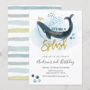 Laten we een welkome uitnodiging voor de verjaarda