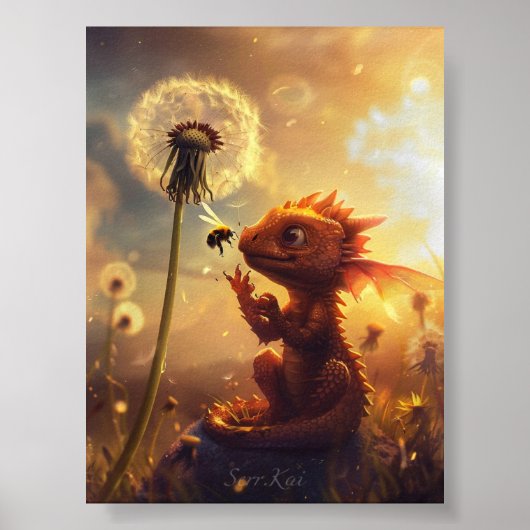 Laten we een wens printen & downloaden poster (Voorkant)