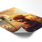 Laten we een wens printen & downloaden poster (Hoek)