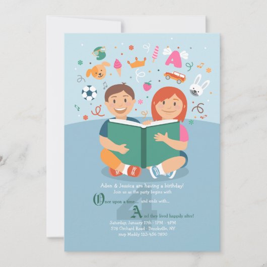 Laten we eens lezen over de uitnodiging (Voorkant)