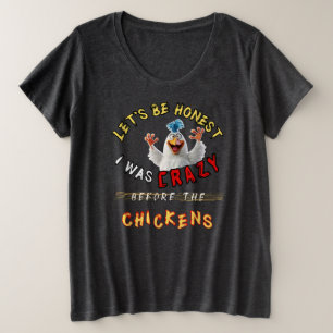 Laten we eerlijk zijn dat ik gek was voor de kippe grote maat t-shirt
