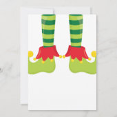 Laten we Elf Xmas met kerstfeest opruimen Kaart (Achterkant)