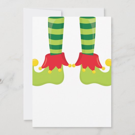 Laten we Elf Xmas met kerstfeest opruimen Kaart (Achterkant)
