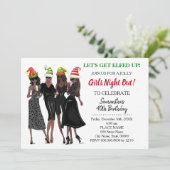 Laten we Elfed Up Kerstavond uit Verjaardag Kaart (Staand voorkant)